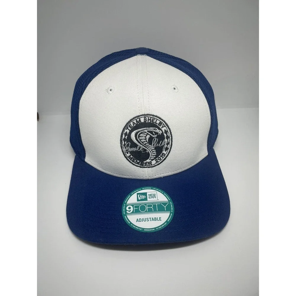 Shelby Cap Trucker Hat Blue White‎ Team Shelby Members Hat 2015 Carol Shelby